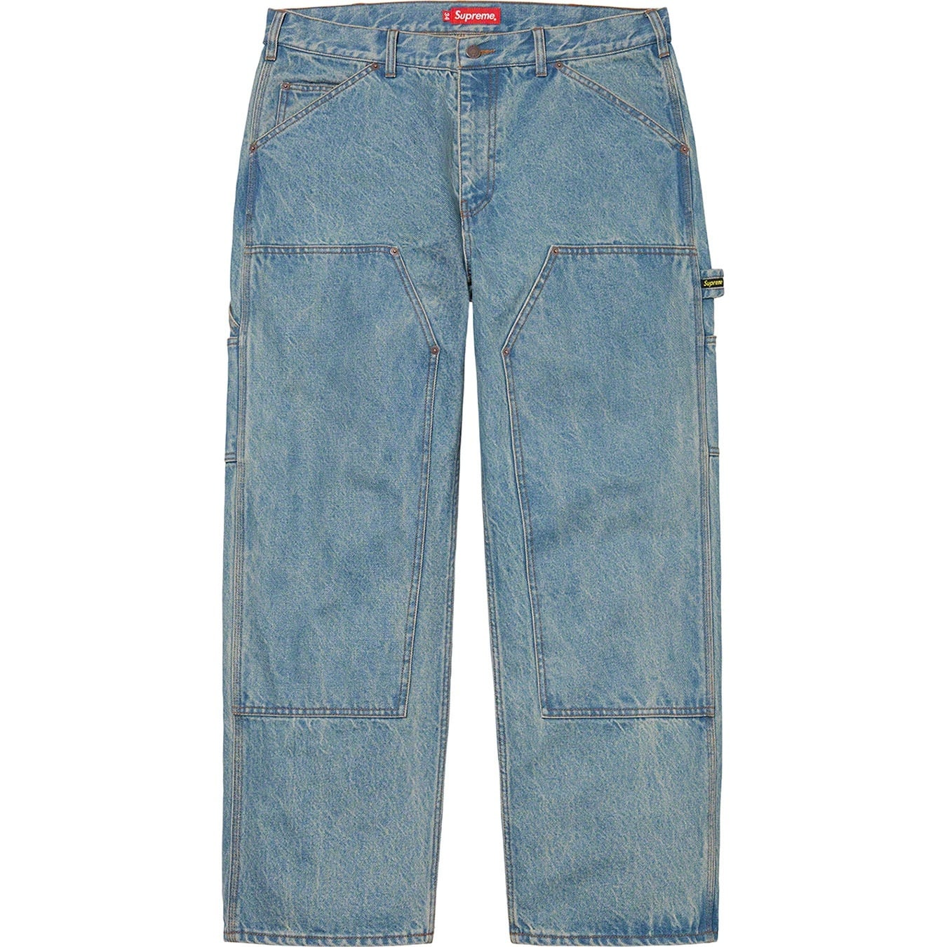 Double Knee Denim Painter Pant view 6